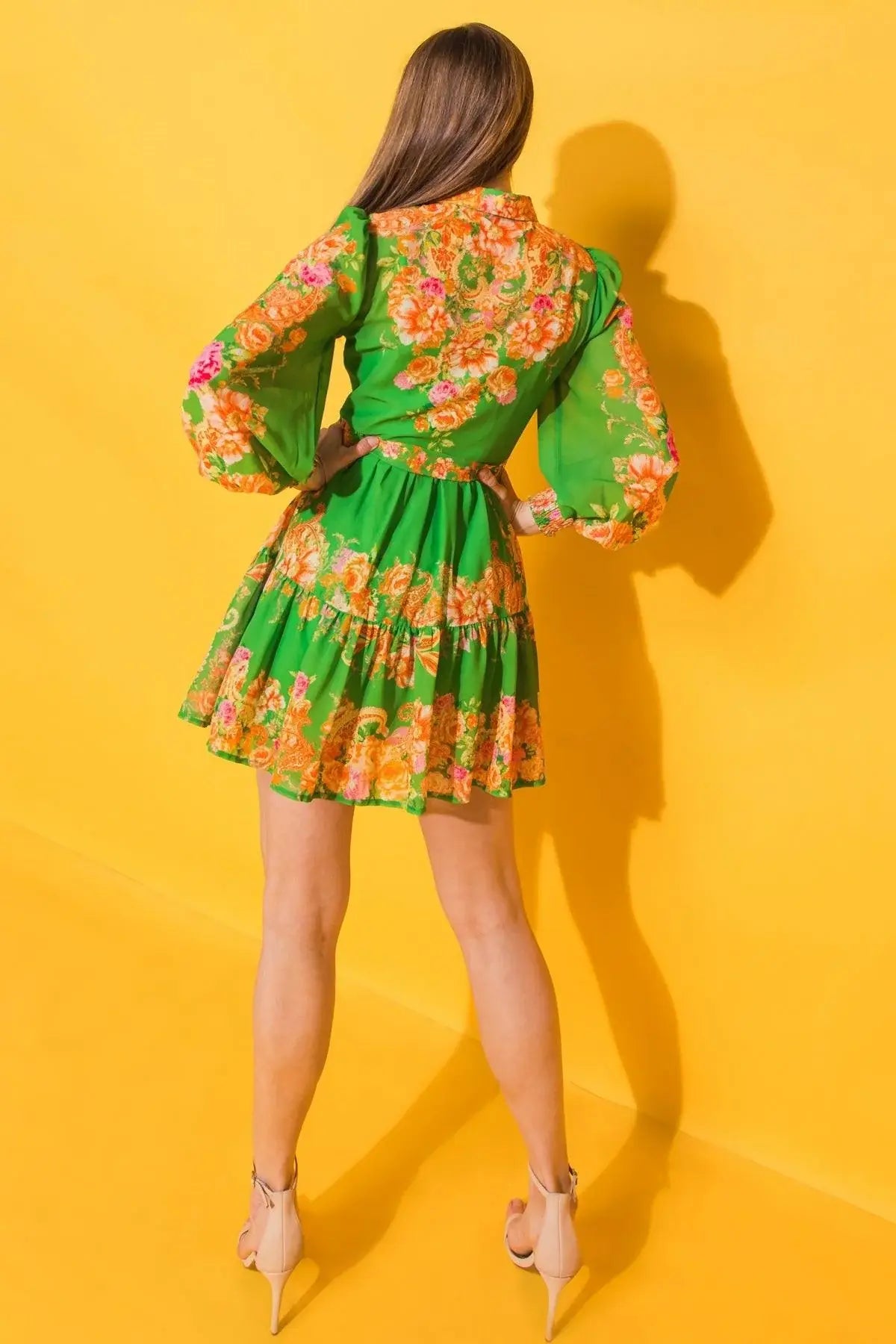 FURTHERST THING WOVEN MINI DRESS - Flying Tomato - Flyclothing LLC