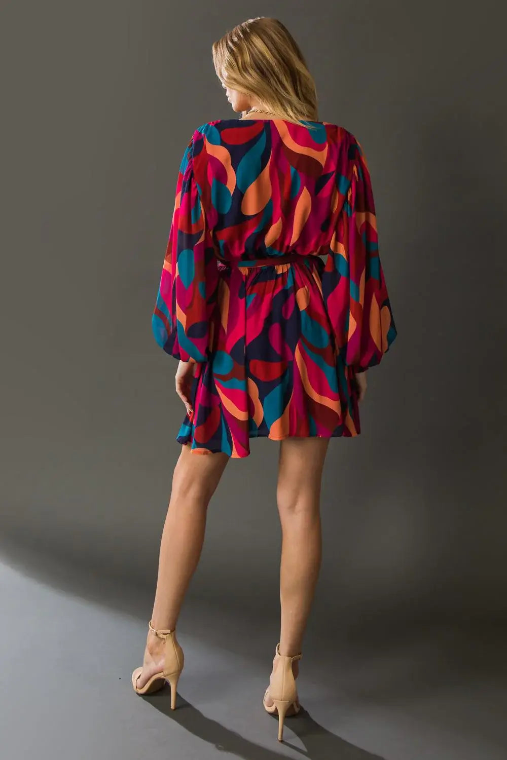 BOSTON GET AWAY WOVEN MINI DRESS - Flying Tomato - Flyclothing LLC