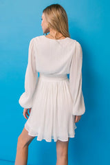 DAY IN THE CITY WOVEN MINI DRESS - Flying Tomato - Flyclothing LLC