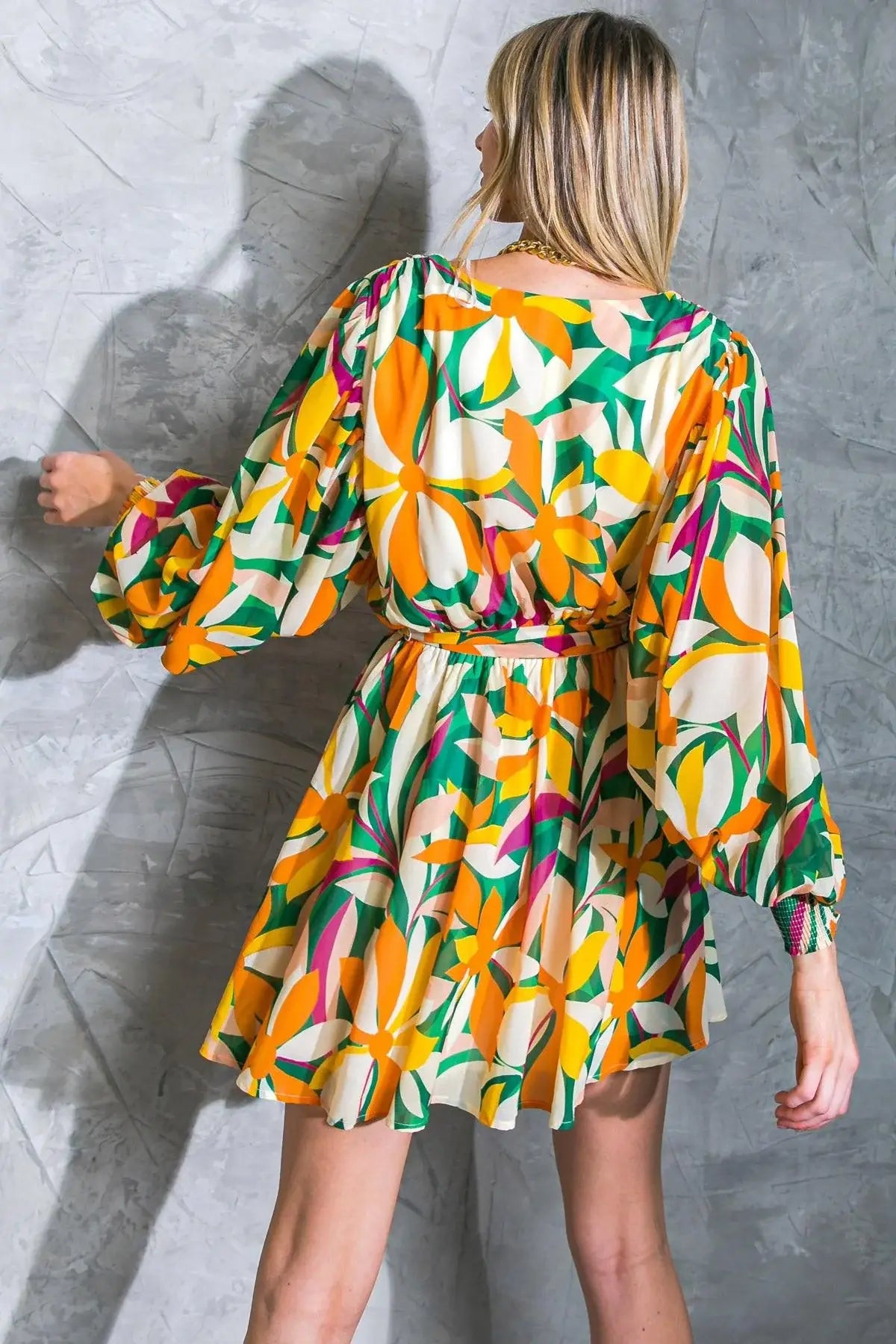 DARING HEART WOVEN MINI DRESS - Flying Tomato - Flyclothing LLC