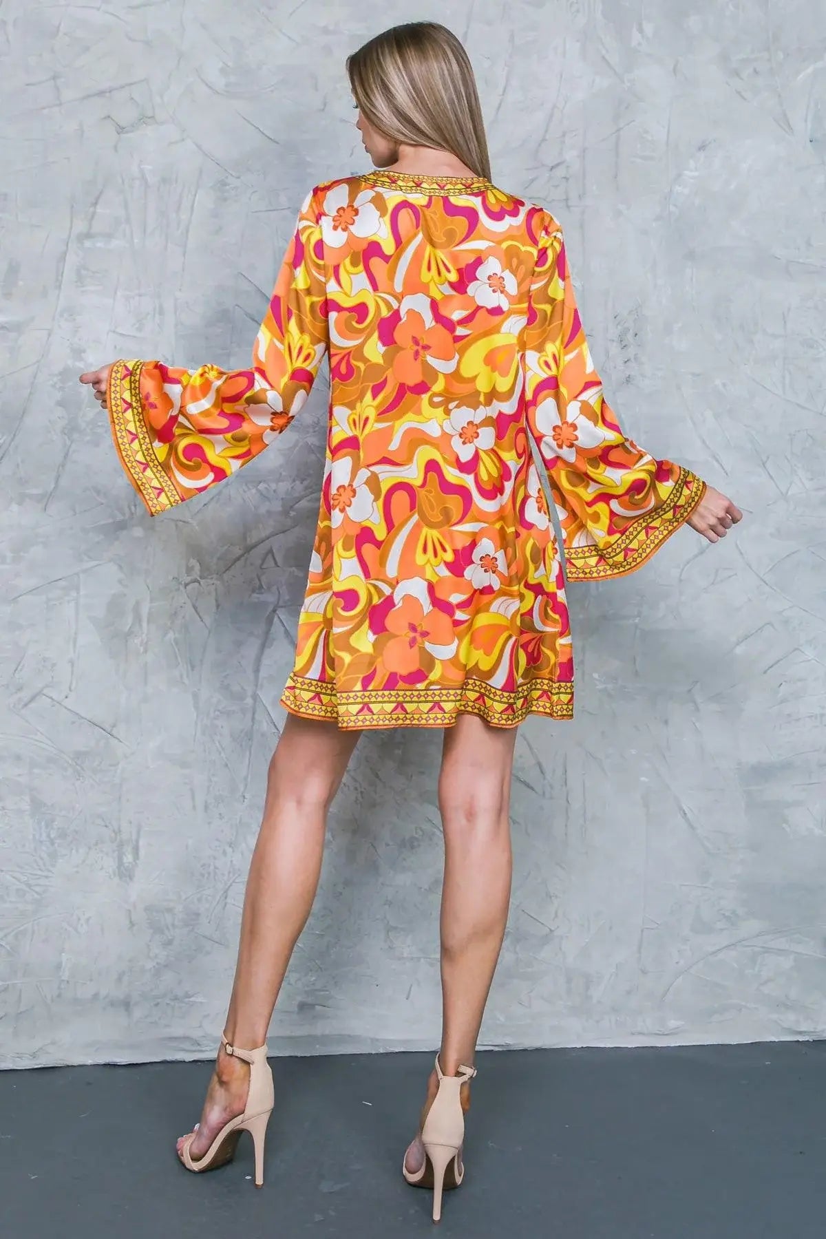 CAUGHT FEELINGS WOVEN MINI DRESS - Flying Tomato - Flyclothing LLC