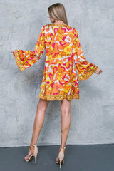 CAUGHT FEELINGS WOVEN MINI DRESS - Flying Tomato - Flyclothing LLC
