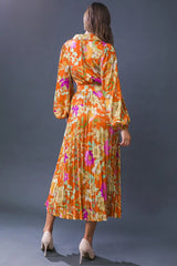 KEEP GETTING BETTER WOVEN MIDI DRESS - Flying Tomato - Flyclothing LLC