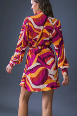 GET ON BOARD WOVEN PLISSE MINI DRESS - Flying Tomato - Flyclothing LLC