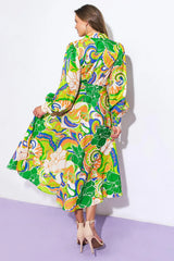 DESIRABLE STYLE WOVEN MIDI DRESS - Flying Tomato - Flyclothing LLC