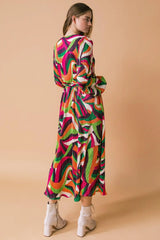 DESTINED TO IMPRESS PLISSE MIDI DRESS - Flying Tomato - Flyclothing LLC