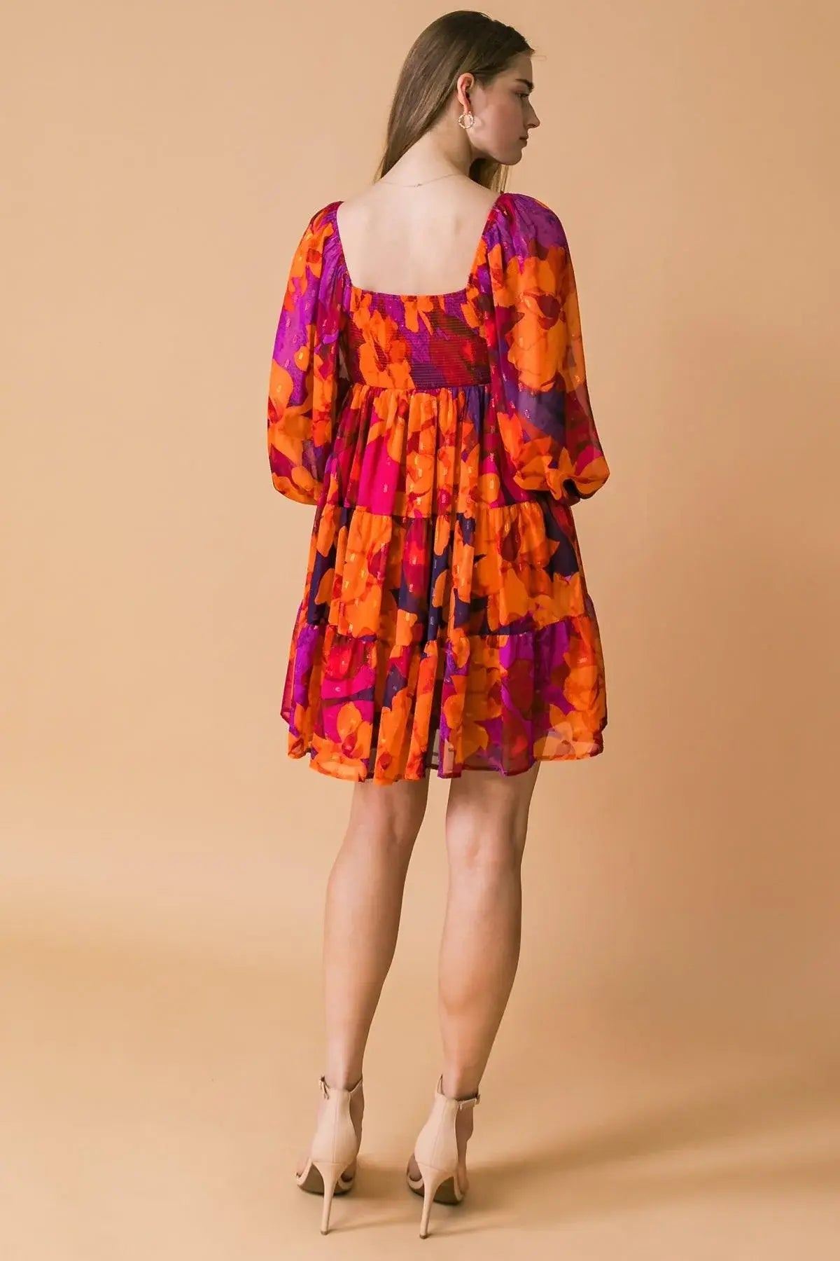 GOOD FLOWS TO ME WOVEN MINI DRESS - Flying Tomato - Flyclothing LLC