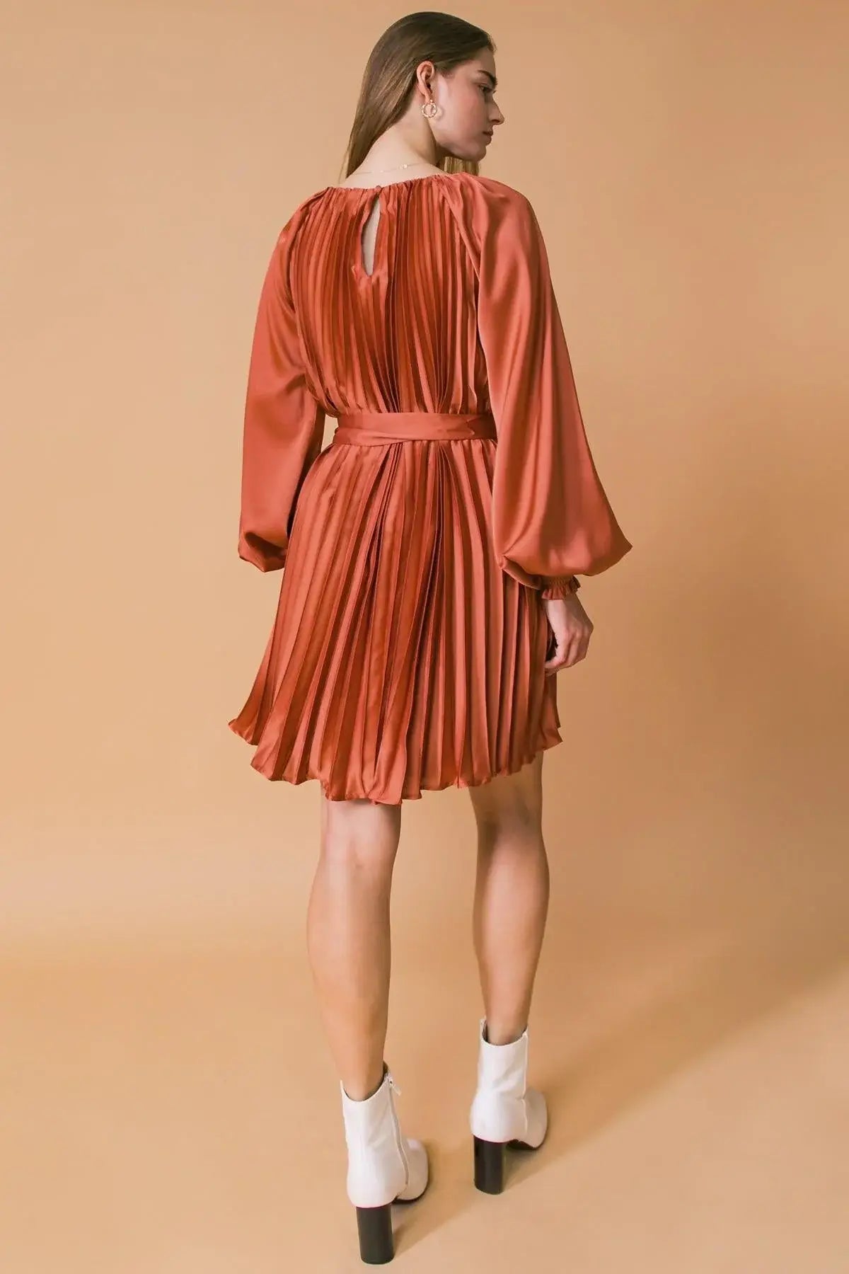 GAME CHANGER WOVEN MINI DRESS - Flying Tomato - Flyclothing LLC