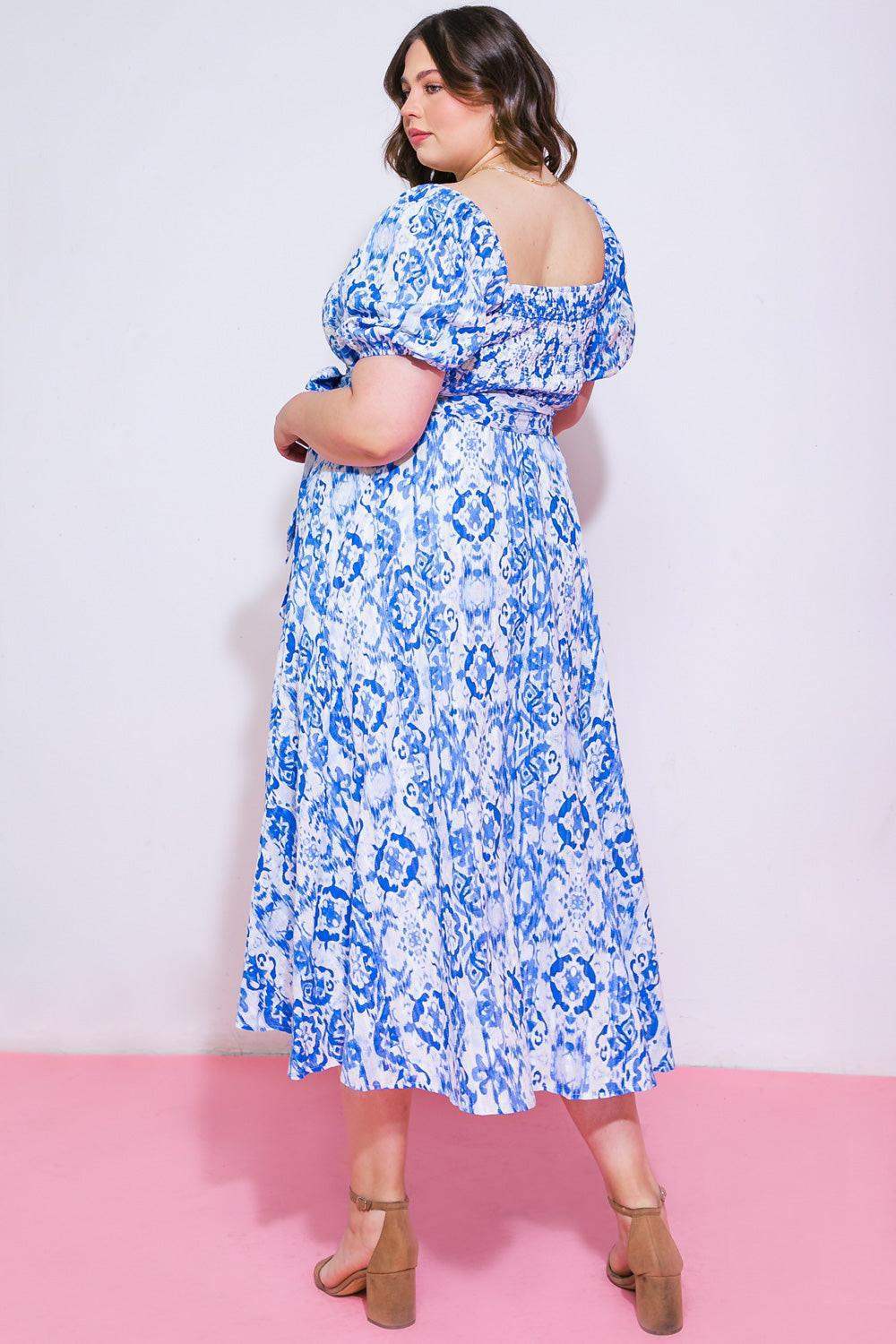 GOTTA GET GOING WOVEN MIDI DRESS - Flying Tomato - Flyclothing LLC