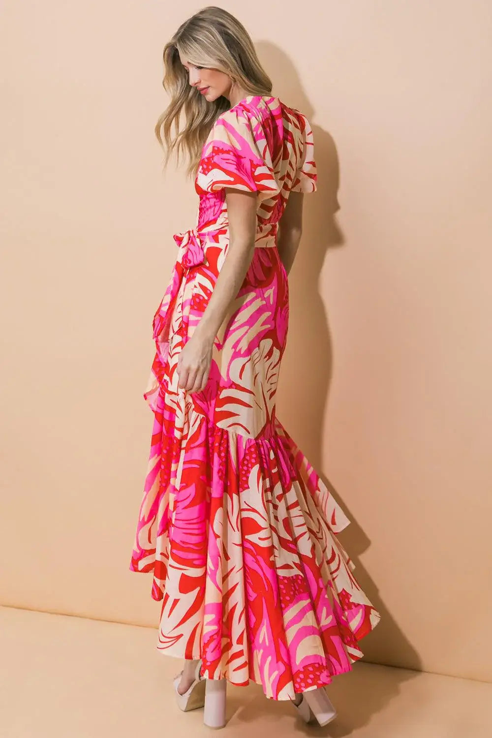 STUNNING SIGNIFICANCE WOVEN MAXI DRESS - Flying Tomato - Flyclothing LLC
