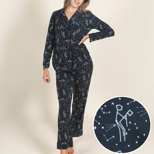 The Big Bang | Constellation SleepDeep™ Women’s Long Sleeve Pajama Set - Shinesty