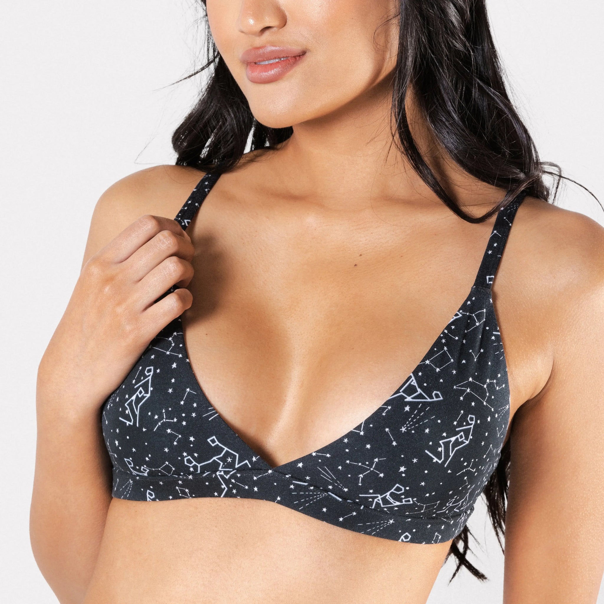 The Big Bang | Glow in the Dark Constellation Boob Hammock™ Triangle Bralette - Shinesty - Flyclothing LLC