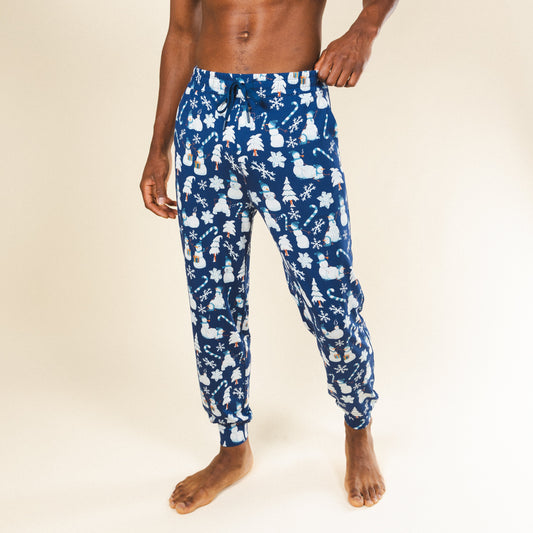 The Big Blizzard | Naughty Snowmen SleepDeep™ Men’s Pajama Joggers