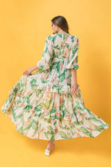 EASY DAYS FLORAL MAXI KIMONO TOP - Flying Tomato - Flyclothing LLC