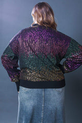 ENTERTAIN ME SEQUIN BOMBER JACKET - Flying Tomato - Flyclothing LLC