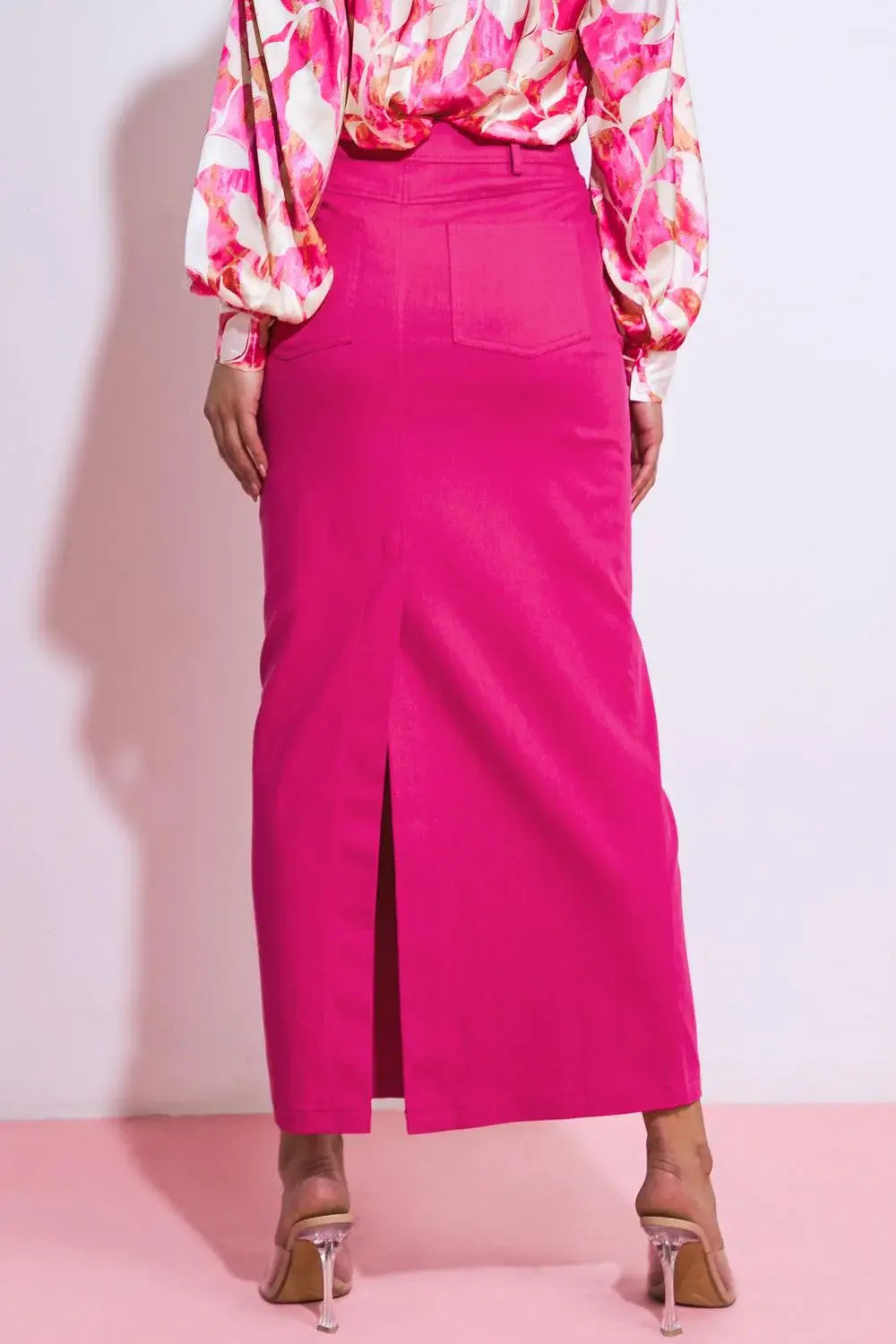 MY LOVE MINE ALL MINE WOVEN MIDI SKIRT - Flying Tomato - Flyclothing LLC