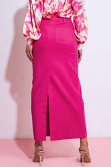 MY LOVE MINE ALL MINE WOVEN MIDI SKIRT - Flying Tomato - Flyclothing LLC