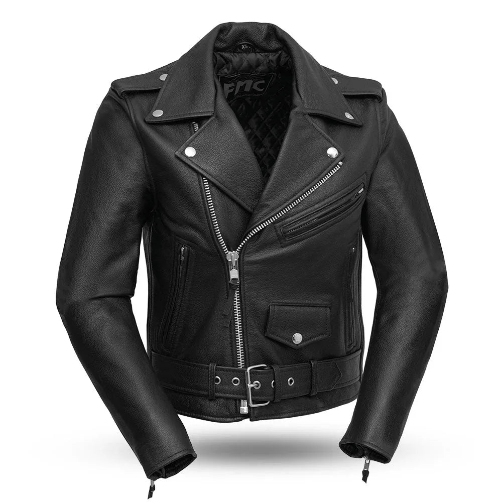 Bikerlicious - Women's Motorcycle Leather Jacket - First Manufacturing Company - Flyclothing LLC