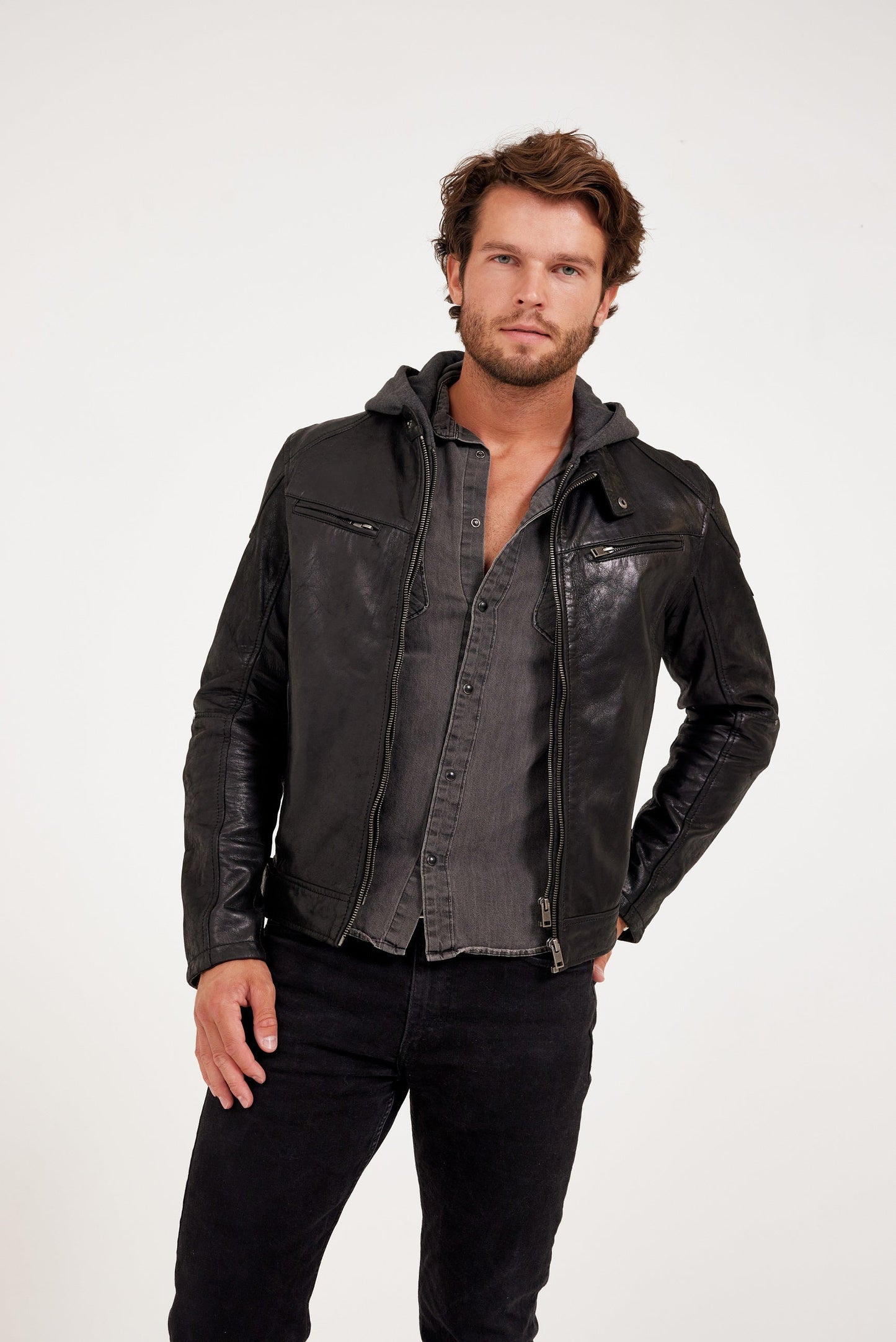 Biko RF, Leather Jacket