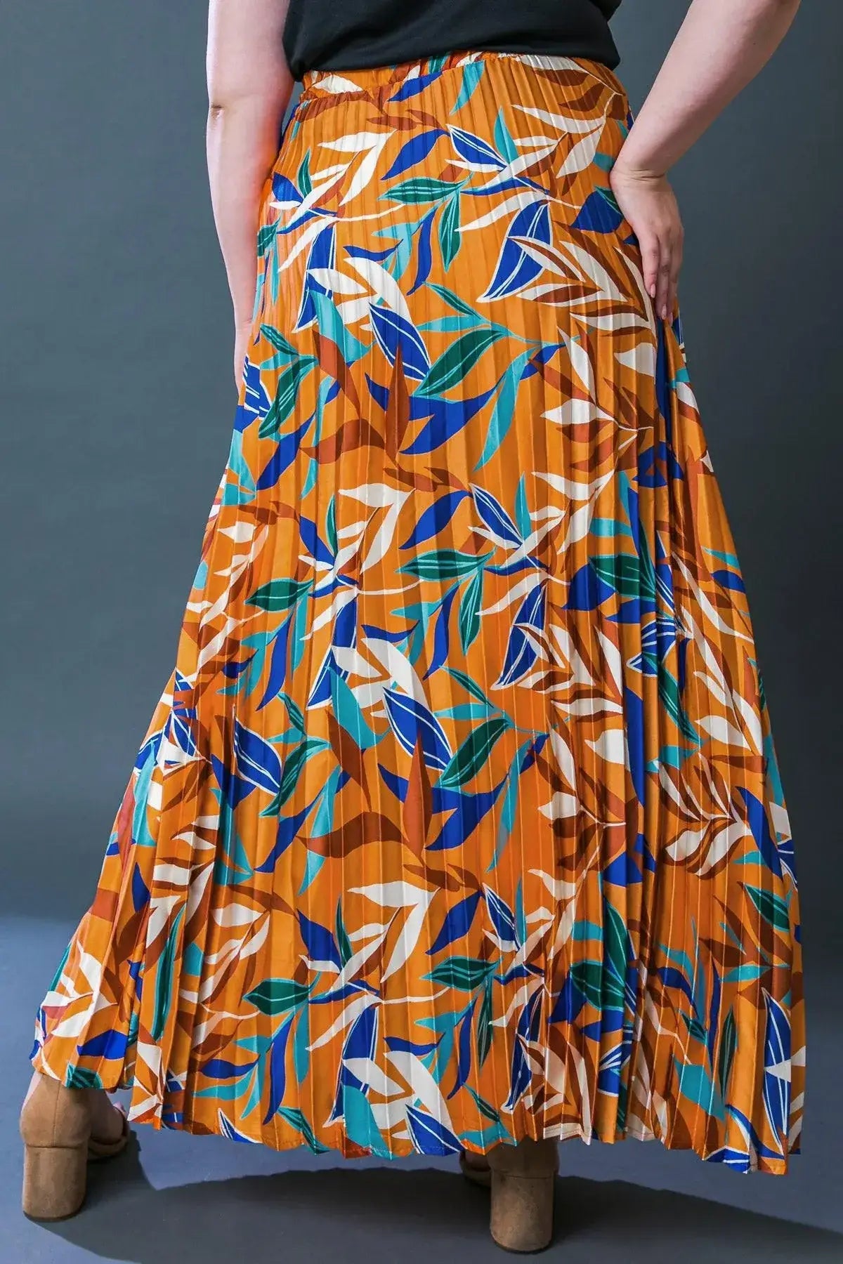 FEELS LIKE FALL WOVEN MAXI SKIRT - Flying Tomato - Flyclothing LLC