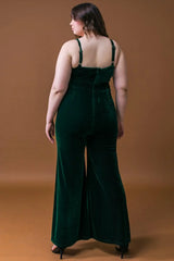 BLOW A KISS VELVET JUMPSUIT - Flying Tomato - Flyclothing LLC