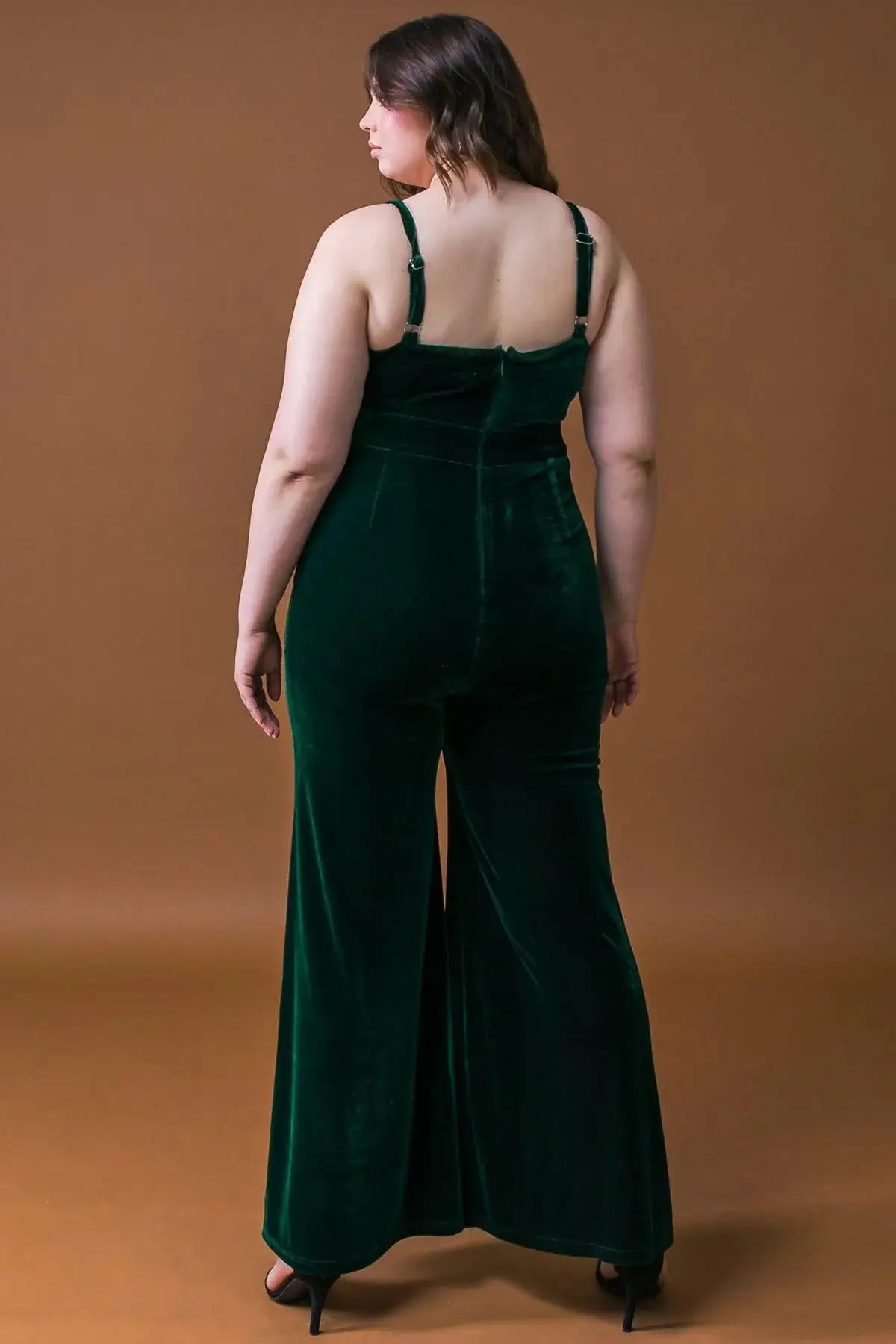 BLOW A KISS VELVET JUMPSUIT - Flying Tomato - Flyclothing LLC