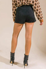 MAKE SOME PLANS SUEDE SKORT - Flying Tomato - Flyclothing LLC