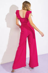LOVEILEST STYLE WOVEN JUMPSUIT - Flying Tomato - Flyclothing LLC