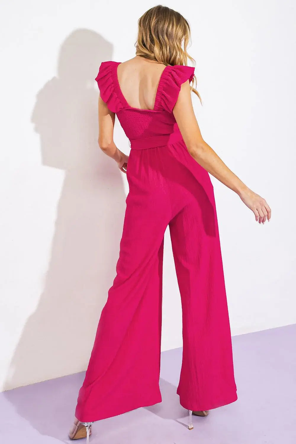LOVEILEST STYLE WOVEN JUMPSUIT - Flying Tomato - Flyclothing LLC