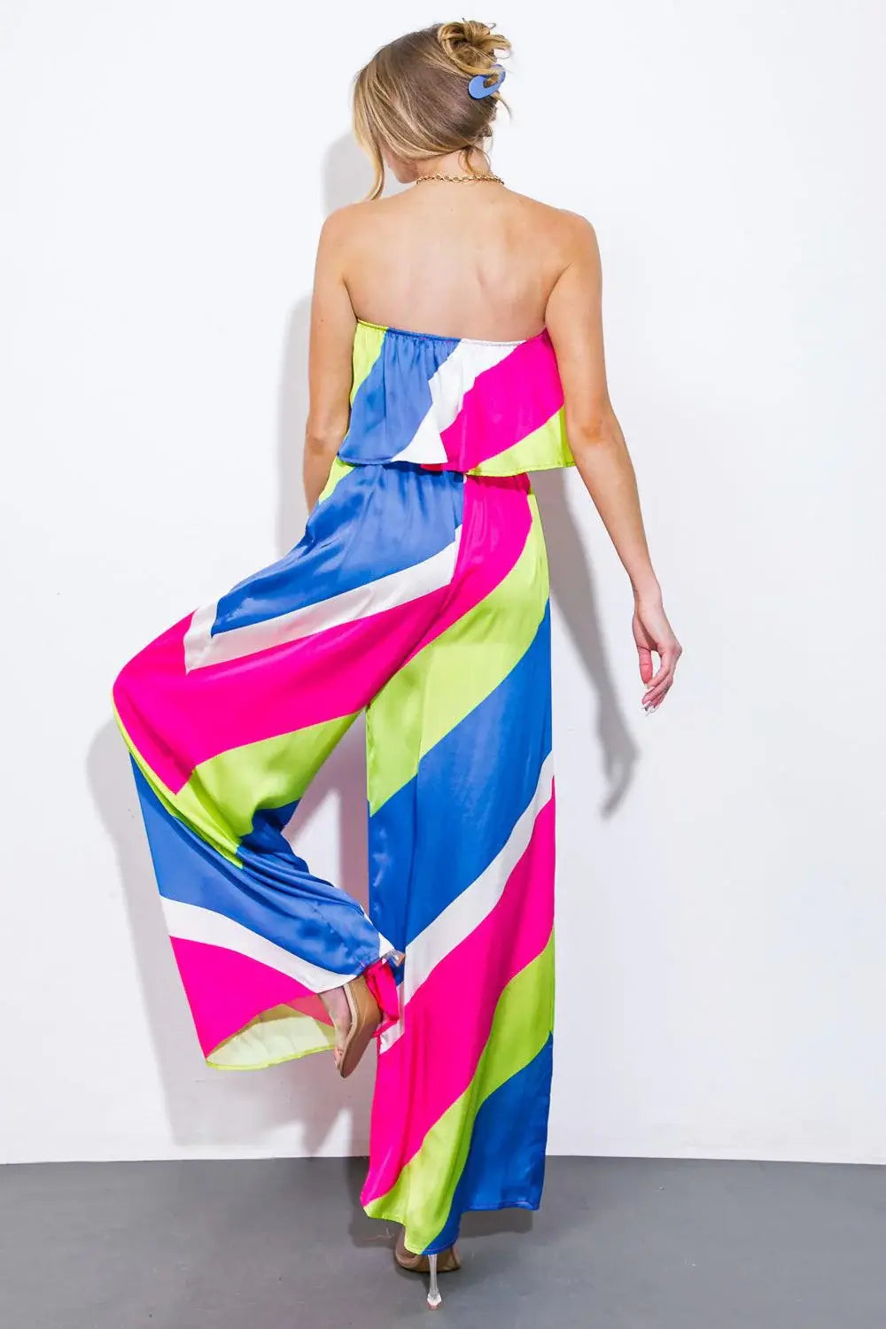 BROADWALK DREAM WOVEN JUMPSUIT - Flying Tomato - Flyclothing LLC