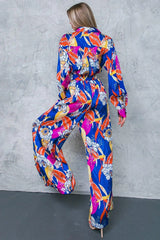 BLOOMING HOPE WOVEN JUMPSUIT - Flying Tomato - Flyclothing LLC
