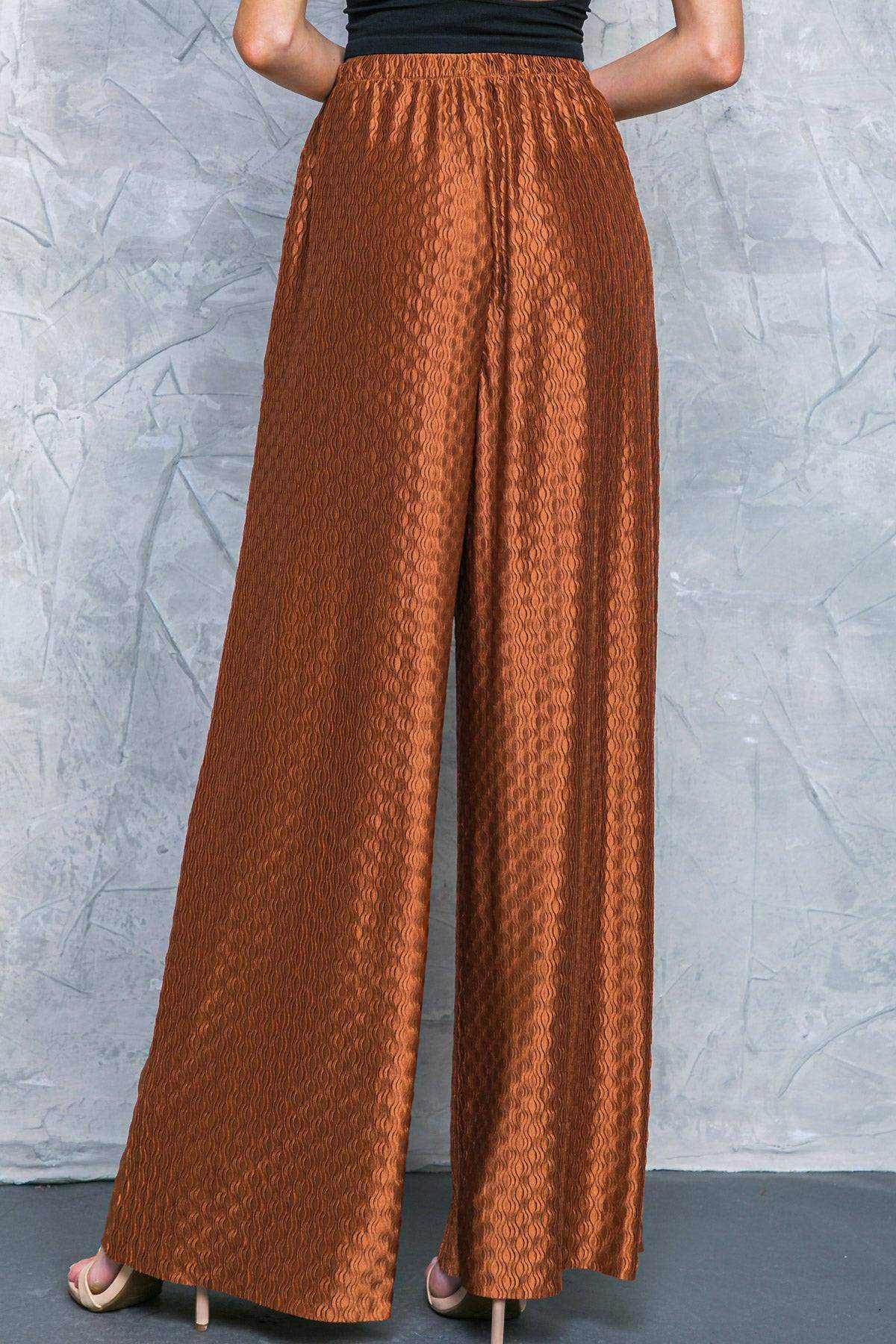 REGAL ROMANCE WOVEN PANTS - Flying Tomato - Flyclothing LLC