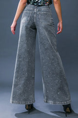 TAKE THE CHANCE DENIM PANTS - Flying Tomato - Flyclothing LLC