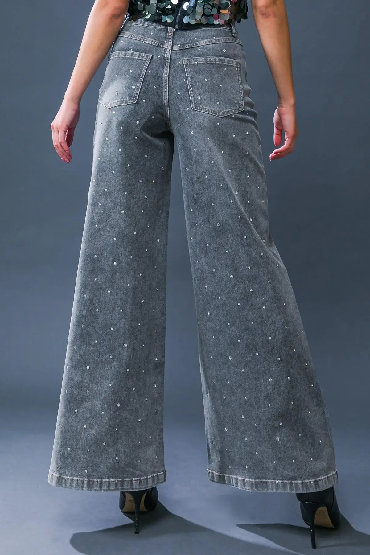 TAKE THE CHANCE DENIM PANTS - Flying Tomato - Flyclothing LLC