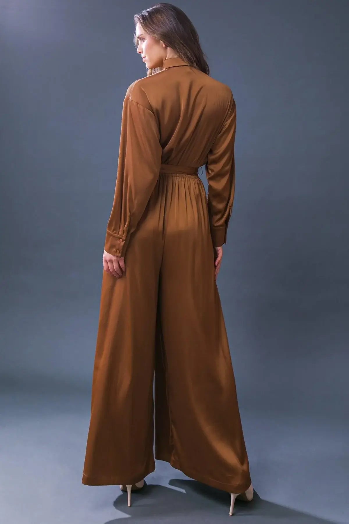 SIMPLY TRENDY WOVEN JUMPSUIT - Flying Tomato - Flyclothing LLC