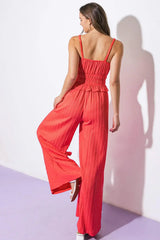 WITHIN MY HEART WOVEN JUMPSUIT - Flying Tomato - Flyclothing LLC