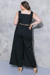 LIFE WITH YOU POPLIN JUMPSUIT - Flying Tomato - Flyclothing LLC