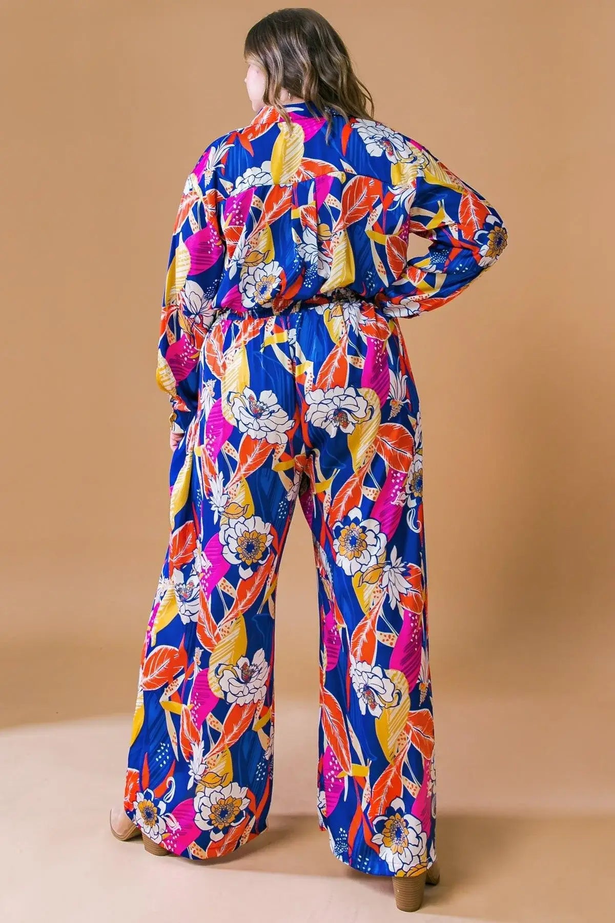 BLOOMING HOPE WOVEN JUMPSUIT - Flying Tomato - Flyclothing LLC