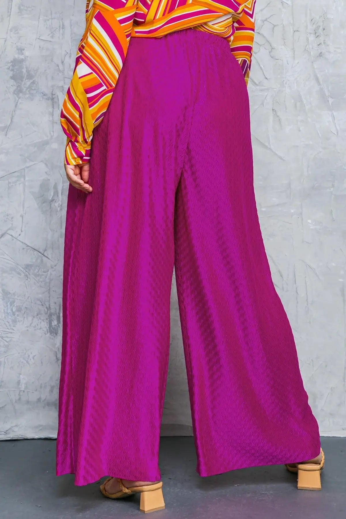 REGAL ROMANCE WOVEN PANTS - Flying Tomato - Flyclothing LLC