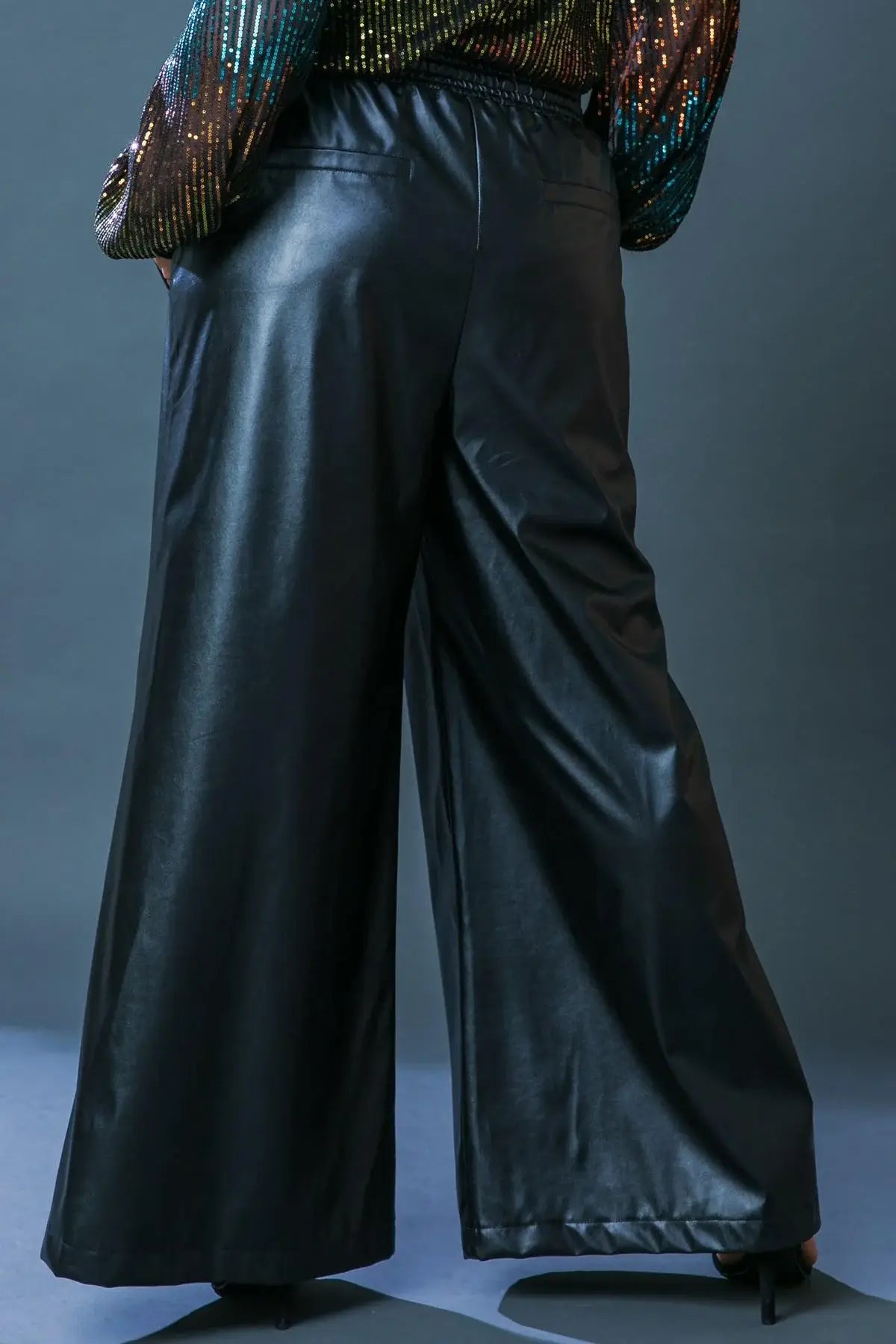 ICONIC REPUTATION LEATHER PANTS - Flying Tomato - Flyclothing LLC