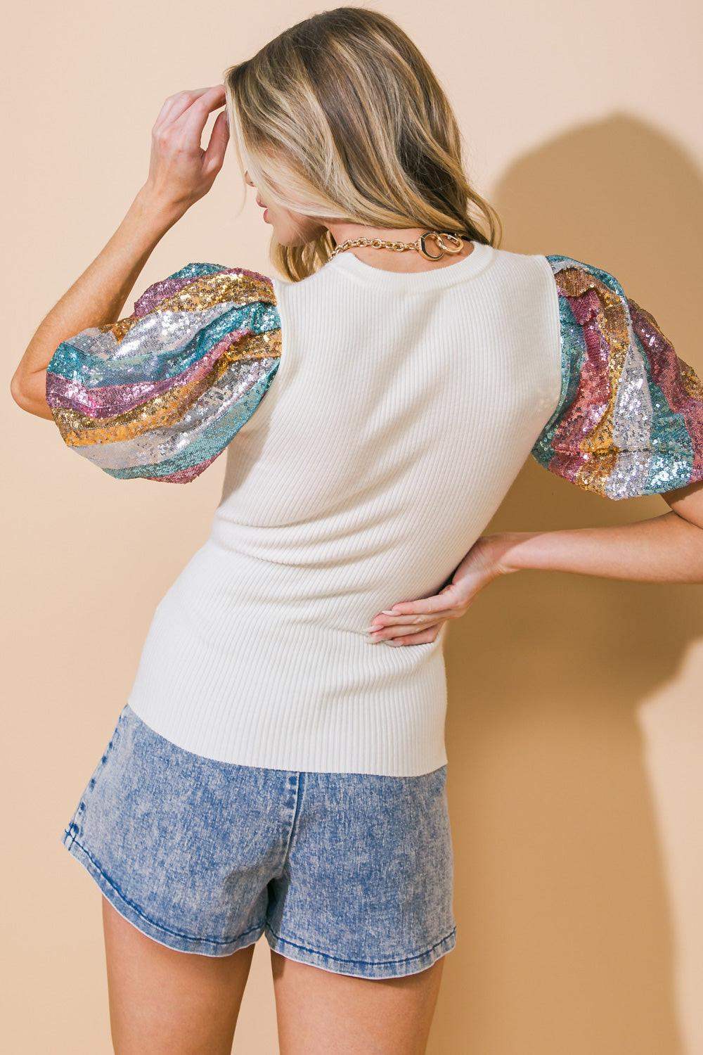 GET CARRIED AWAY SWEATER TOP - Flying Tomato - Flyclothing LLC