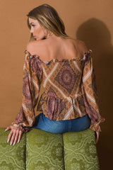 BOHO RAINBOW WOVEN TOP - Flying Tomato - Flyclothing LLC