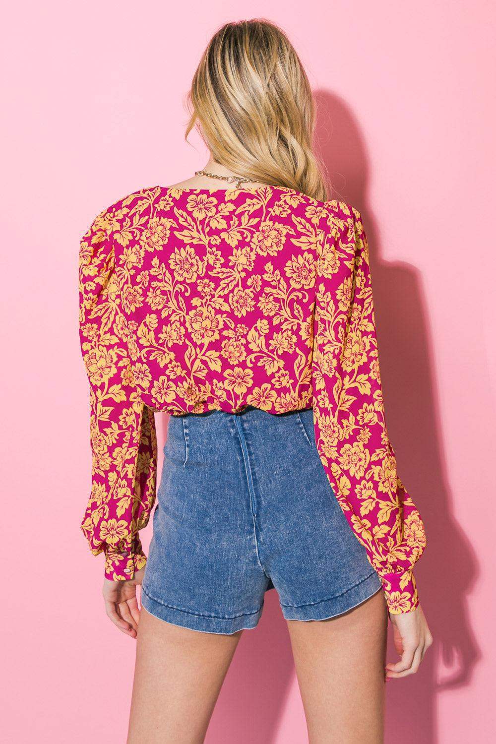 AWAKEN MY LOVE WOVEN BODYSUIT - Flying Tomato - Flyclothing LLC