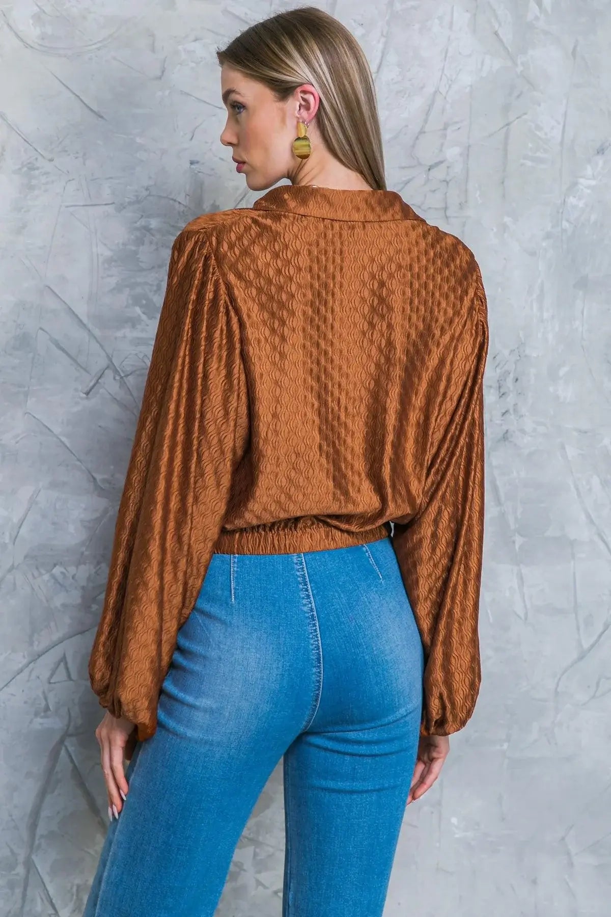 REGAL ROMANCE WOVEN TOP - Flying Tomato - Flyclothing LLC