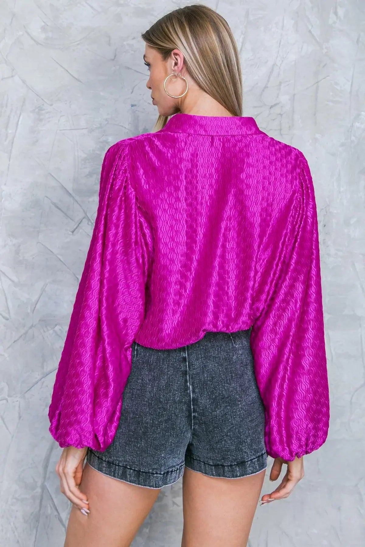 REGAL ROMANCE WOVEN TOP - Flying Tomato - Flyclothing LLC