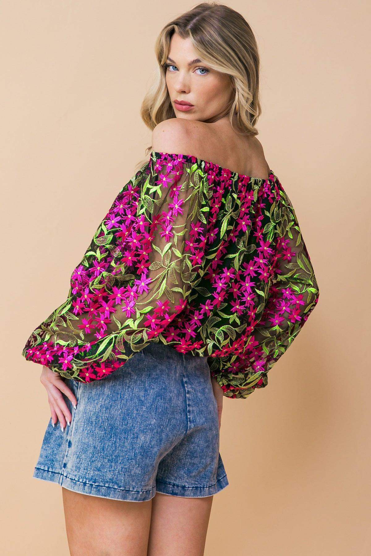 FEELING MIGHTY FINE WOVEN TOP - Flying Tomato - Flyclothing LLC