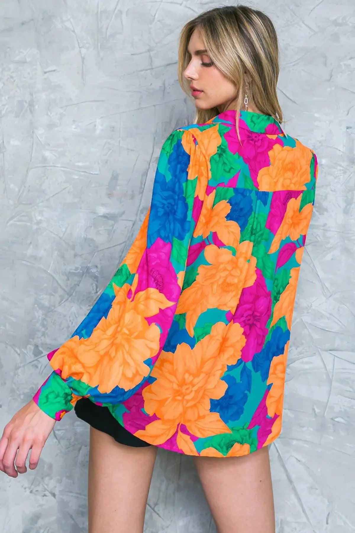 SOUL ON FIRE WOVEN TOP - Flying Tomato - Flyclothing LLC
