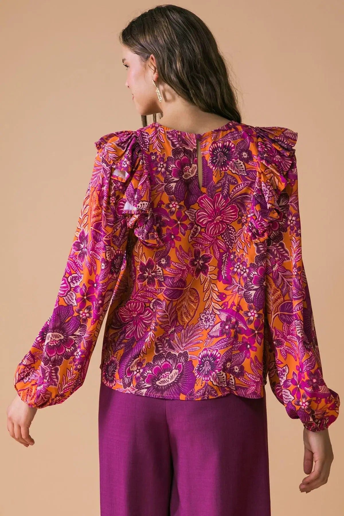 READY FOR WHAT'S NEXT WOVEN TOP - Flying Tomato - Flyclothing LLC