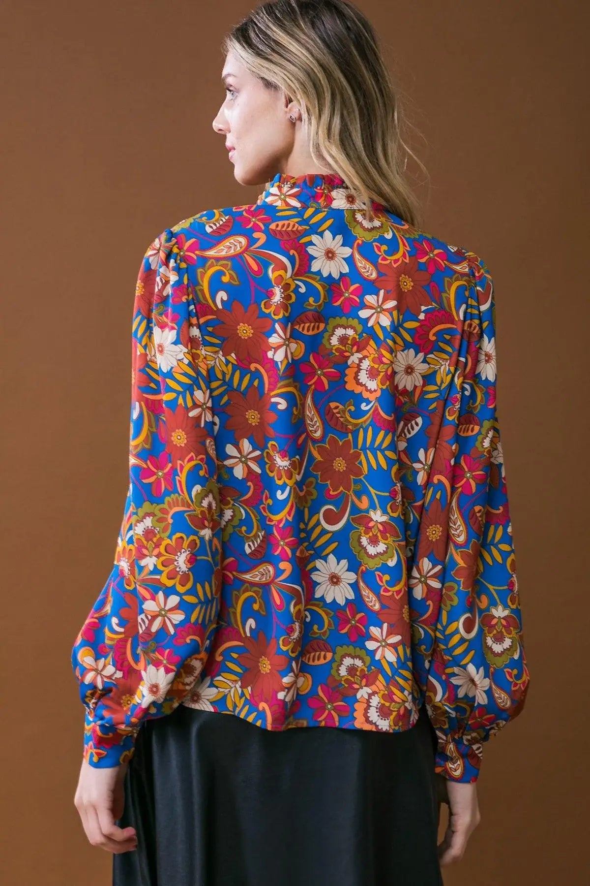 IMPRESSIVE BLOSSOM WOVEN TOP - Flying Tomato - Flyclothing LLC