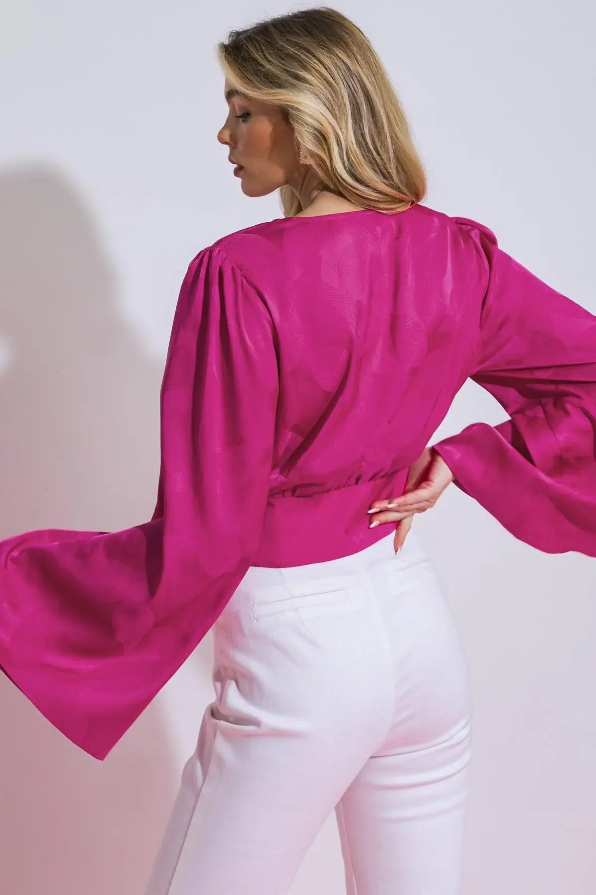THE RIGHT ADDITION WOVEN TOP - Flying Tomato - Flyclothing LLC